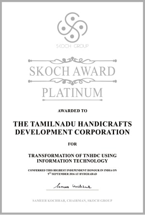 Skoch award - Platinum  - 2017 